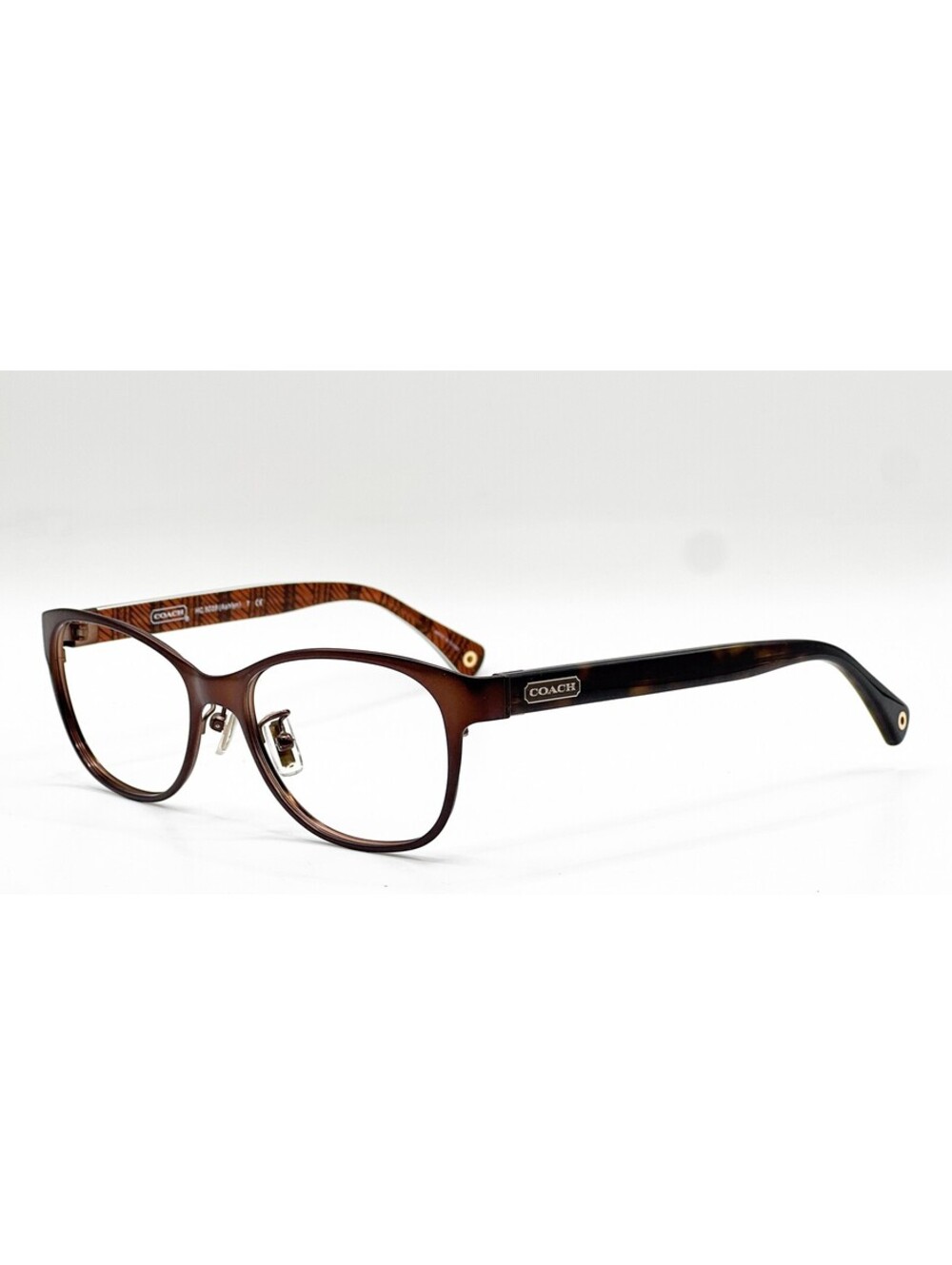 Coach Hc 5039 9076 Satin Brown Authentic Eyeglasses 51-16-135